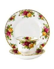 [Royal Albert] Old Country Roses Cup Saucer & Plate Set