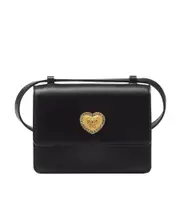 Versace Kids Medusa Head Plaque Strapped Shoulder Bag One size Black