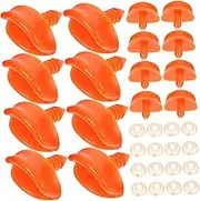 Abaodam 50pcs Duck Mouth DIY Kit with Gasket Replacement for Handmade Duck for Crafts and Creative Projects for Mouth Replacement and DIY Activities