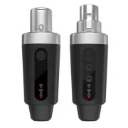 XLR Adapter System Microphone Transmitter Receiver for Dynamic Microphone5663