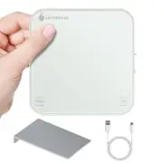Rechargeable Mini Coffee Scale Timer Espresso Silicone Mat Pour Over USB-C 0.1g