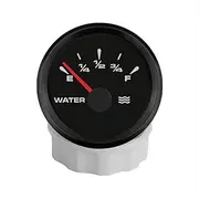 ELING 52mm Water Tank Level Gauge Meter 0-190ohm 240-33ohm Signal with 8 Colors Backlights for Limousine SUV 12V 24V
