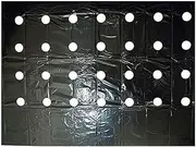 95cm×10m Black Film Vegetable Garden Vegetable Seedling Plants Grow Films Protection Cover, Greenhouse Perforated PE Mulch Film