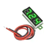 5 PCS Mini DC 0-30V 0.28" 3-Digital Voltmeter LED Voltage Panel Meter 2-Wires