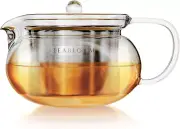 Kyoto 2-In-1 Tea Kettle and Tea Maker – Glass Teapot with Removable Loose Tea In