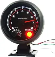 PCECKMZTFZ Professional Universal Car Tachometer Tachoscope Gauge Revolution Meter 12V 3.75 Inch 95mm Replacement Car Digital Speedometer Speedometer