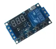 DC 6-30V Support Micro USB 5V LED Display Automation Cycle Delay Timer RELAY