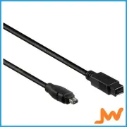 5M Firewire 1394B 9Pin/4Pin Cable