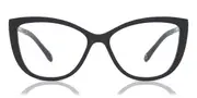 Cat Eye Clip-On TR90 Women’s Glasses Online Black Size 54 - Lenses Included - Private Health Rebate - Blue Light Block - SmartBuy Collection
