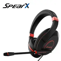 在飛比找momo購物網優惠-【SpearX】X1-Boost高音質電競耳罩式麥克風遊戲音