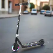 Danoz Direct - ROVO KIDS WhizKid Electric Scooter, Ages 5-11, Adjustable Height, Lithium Battery, Brushless Motor, Black