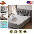 3-Inch Gel-Infused Memory Foam Twin Mattress Topper with Washable Bamboo Cover