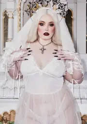 [Unholy] Plus Heart To Break Tulle Dress
