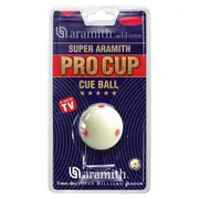Aramith Pro Cup Pool Snooker Billiard Measle Spot White Cue Ball 2 & 1/16 inch