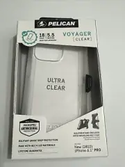 Pelican Voyager Series Case and Holster for Apple iPhone 14 Pro - Clear
