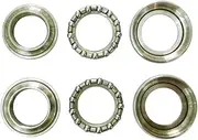 Luxuyvarna Steering Bearing Stem Thrust Ball Roller Bearing Compatible with GS 125 GS125 125cc