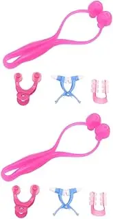 Baluue 2 Sets 4pcs Nose Lift up Tool Rhinoplasty Bridge Shaper Hump Corrector Plastic Device Nasal Splints for Beauty