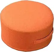 Pouffes and Footstools Round Design Stool High Resilience Sponge Removable and Washable Home(P8,36x10cm)
