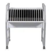 Luxor Tablet/Chromebook Open Charging Cart White