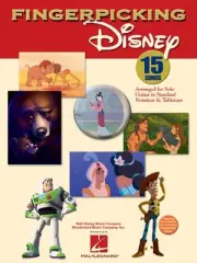 Fingerpicking Disney Fingerstyle Guitar Tab Sheet Music Hal Leonard Book