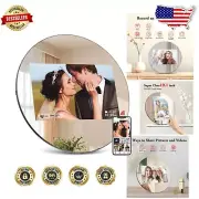 Elegant 10.1 Inch Mirrored Digital Photo Frame - Instant Sharing via Uhale App