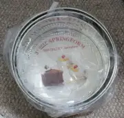 New Lot Of 3 Springform Pans 3" Deep Small Medium Large 10.75" 10" 9" Metal Nice