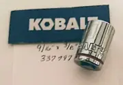 Kobalt 9/16" x 3/8" Standard Chrome Socket 6 Pt #337797 Free USA Shipping