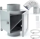 Metal Dryer Duct Lint Trap Indoor Dryer Vent Kit Secondary Lint Trap Dryer Lint