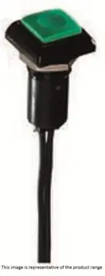 Apem PUSH BUTTON SWITCH 5A Momentary SPST IP67, Panel Mount, Through Hole YELLOW