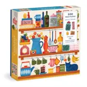 Kitchen Essentials 500 Piece Puzzle with Shaped Pieces by Galison 9780735374966