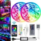 5050 RGB LED Strip Lights Waterproof IP65 1m-30m 12V IR/BT Controller