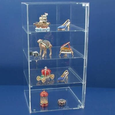 Acrylic Countertop Jewelry Locking Showcase Jewelry Display 18 1/2"