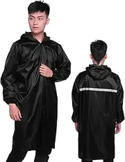 [Maciun] Waterproof Rain Cape | Waterproof Cape for Adults,Lightweight and Breathable Rain Coat with Reflective Strip for Hiking in Backpack