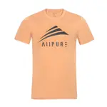 ALLPURE 棉質 T 恤生活方式 BIG LOGO SINGLE JERSEY ESSENTIALS 棕色