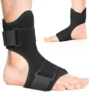 Plantar Fasciitis Night Splint - Drop Foot Support Brace - Dorsal Plantar Fasciitis Splints for Right or Left Foot. Support Sleep, Arthritis, Tendonitis, Dorsal, Heel Calf Stretcher, Men + Women