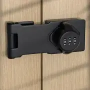 4.5" Password Hasp Locks, Cabinet Door Combination Lock, Barn Door Lock Latch