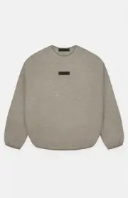 Fear of God Essentials Heather Grey Crew Neck Sweatshirt