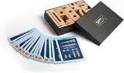 SumBlox Starter Set of 27 Math Building Blocks - STEM Solid Wood Educational Number Blocks, Set of 3 Activity Cards & Math Guide.