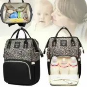 Waterproof Large Mummy Nappy Diaper Bag Baby Travel Changing Nursing Backpack AU