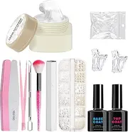 Nail Craft Kit - Solid Building Gel for Nail Crafting,Manicure Carving Patterns Long-Lasting Solution for Salon Home Women Beauty Enthusiasts