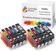 Cartridge Planet 10 Pack (2BK,2PBK,2C,2M,2Y) Compatible Ink for HP 564XL for HP Photosmart 7510-C311a 7520 B8550 B8553 B8558 C309a C309g C310a C310b C310c C410a C410b C410d C510a C5324 C5370 C5373 C..