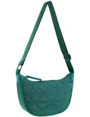 [PIERRE CARDIN] Crescent Cross-Body Bag in Green