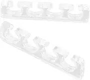 Beatifufu Pedicure Separator Toe Dividers for Women 2 Pack Silicone Toe Separators Nail Art Toe Dividers Toe Separators for Women Feet Nail Separator Toe Dividers for Women