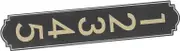 KONTONTY Versatile Metal Address Plaques House Numbers for Mailbox Office Doors