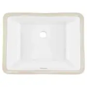Signature Hardware SHCRU1812WH Carraway 21" Rectangular Undermount Bathroom Sink