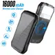 16000mAh Solar Power bank PD 18W wireless charger LED Light