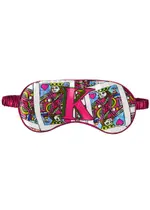 Jessica Russell Flint K Is For King Silk eye Mask - Multicoloured ONE SIZE