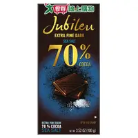 在飛比找樂天市場購物網優惠-JUBILEU70%海鹽黑巧克力100G【愛買】