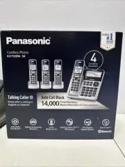 Panasonic KX-TG994 DECT 6.0 Bluetooth 4-Handset Phone Bundle