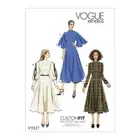 Vogue Women Dress Sewing Pattern Sizes 14 16 18 20 22 with Pockets